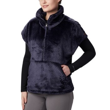 Columbia Ženske Jakne - Fire Side III Sherpa Shrug Tamnoplave | YIHW-62083